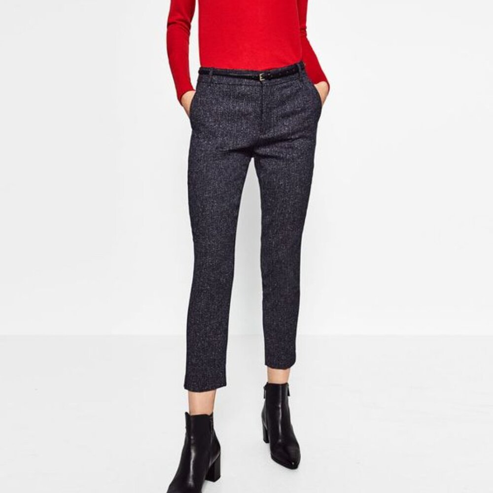 ZARA Basics | Mid Rise Office Trousers